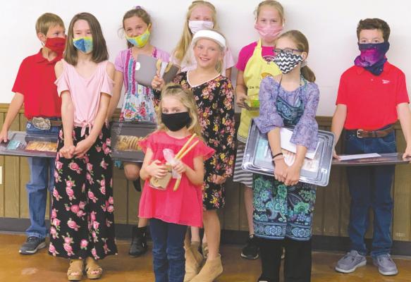 The 2020 Archer County 4-H Food Show was held Oct. 5 at the Archer County Activity Center with nine Archer County 4-H members representing Holliday and Archer City 4-H clubs vying for top honors. First place winners in each age division and food category advanced to the Rolling Plains District 3 4-H Food Show. Courtesy photo/Maranda Revell