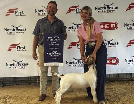 Zee McCall was Lightweight Division Champion Ring A and Lightweight Division Reserve Champion Ring B at the North Texas State Fair and Rodeo. Courtesy photo
