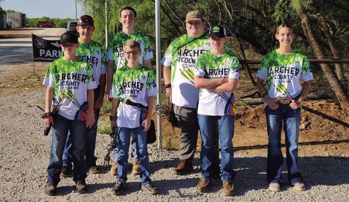 2nd Place-First Year:Compound Aided: Forrest, 2nd Place-Intermediate:Compound Aided: Wyatt, 7th Place-Intermediate:Compound Aided: Quintyn, 3rd Place-Senior:Compound Aided: Kash, 10th Place-Senior:Compound Aided: Faith, 11th Place-Senior:Compound Aided: Justin,14th Place-Senior:Compound Aided: Ryder. Courtesy photo