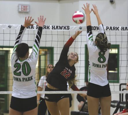 Lady Eagles spoil Senior Night in Iowa Park