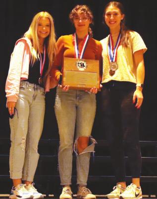Archer City ISD journalism team places second at state