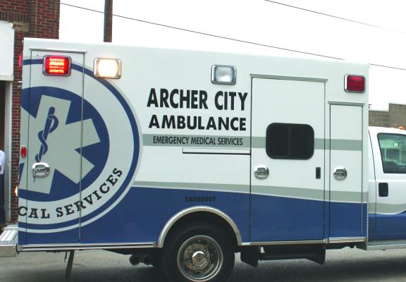 The Archer City Council and Commissioner's Court are discussing the future of the ambulance service in Archer City after bids from AMR came in higher than expected. File photo