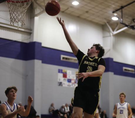 Wildcat guard Gage McCord led the team in points against Nocona and Seymour. File photo