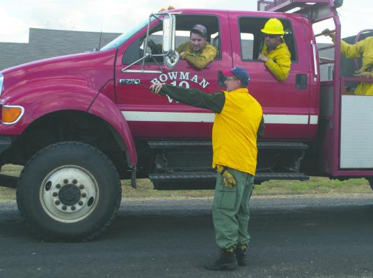 Bowman Volunteer Fire Department raised $4,735 in the regional nonprofit fundraising program Texoma Gives on Thursday, Sept. 5. File photo