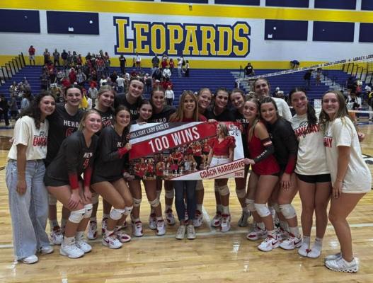 Lady Eagles celebrate Hargove's 100th