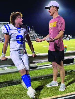 Former Trojan Cy Belcher will join the coaching staff at Windthorst for the upcoming 25-26 school year. Belcher takes over as quarterback’s coach. Courtesy photo