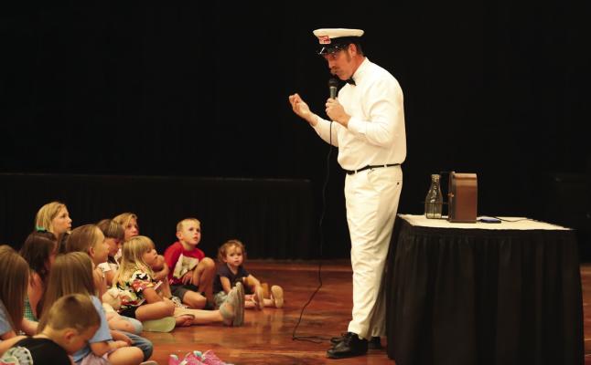 1930s Milk Man at Summer Reading Program