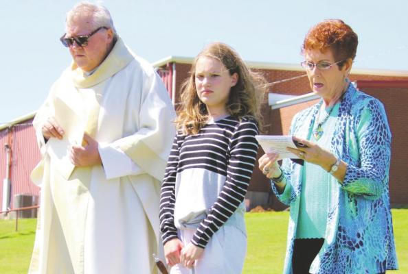 St. Mary's monument dedication