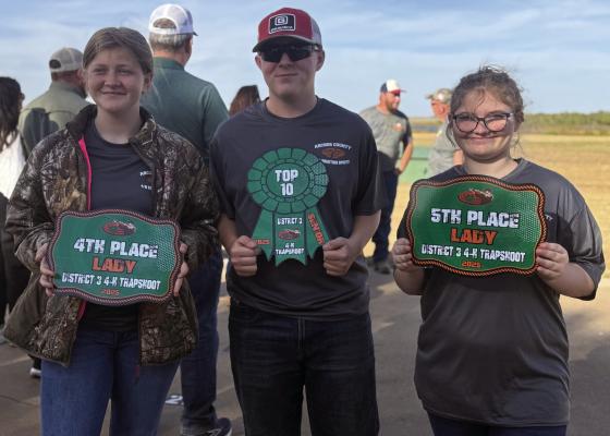 District 3 - 4H trap contest