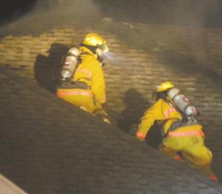 Monday house fire