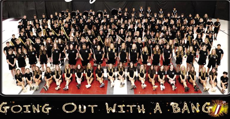 The Holliday Eaglr Band finished fourth in the UIL State Marching Competition on Wednesday, Nov. 8, in the Alamodome in San Antonio. The band performed its show 'Going Out With A Bang.' Courtesy photo