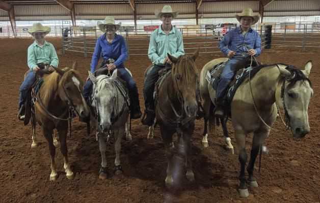 L-R: Baylor Mitchell, Ella Dora, Levi Talley, Grant Dora Courtesy photo