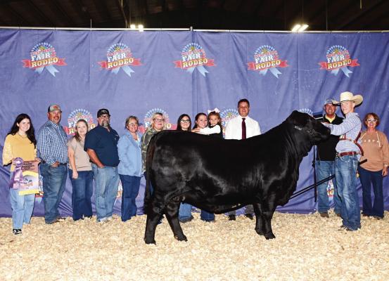Parkey shows Grand Champion Heifer