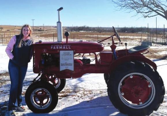Wolf named San Angelo Tractor Restorat ion Grand Champion