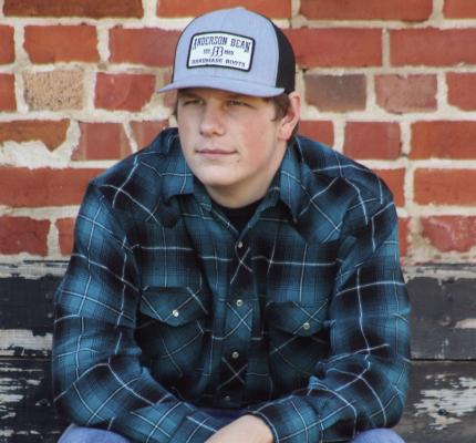 Windthorst 4-H's Larson Vieth was awarded the Governor Bill and Vara Faye Daniels Scholarship for $5,000. He will recieve the scholarship at the 4-H roundup in June. Courtesy photo