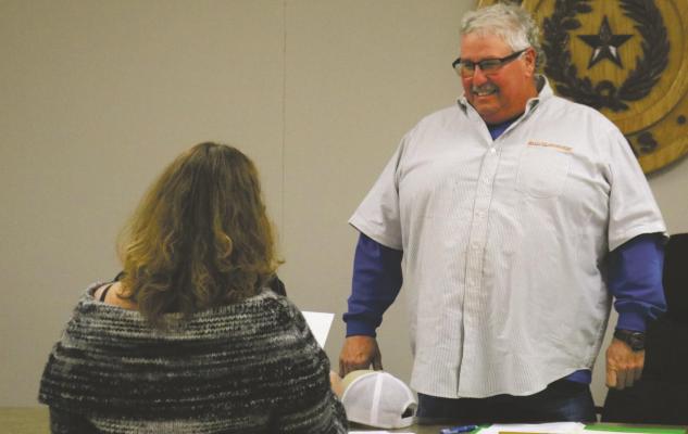 Holliday mayor Allen Moore swears in for another term