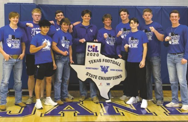 Windthorst receives state championship rings