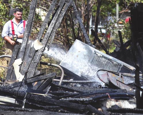 VFD's battle blaze in Megargel