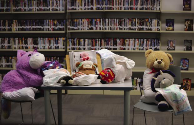 Archer Public Library's Stuffie Sleepover