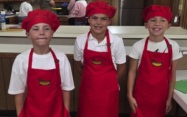 Hot Dog Boys: Curtis Rees,Wyatt Barowsky and Knox Lane will advance to the district contest in the juniors division to be held Nov. 12. Courtesy photo