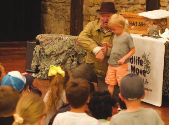 The Archer Public Library will welcome back Wildlife on the Move at the Royal Theater at 6 p.m. Wednesday, June 1, as part of its summer reading program. File photo