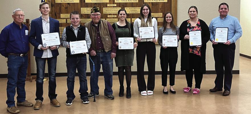 VFW Post 2676 hosts award ceremony