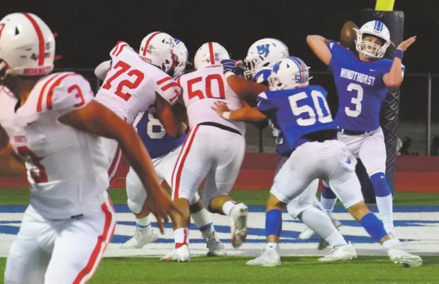 Windthorst senior Cy Belcher earned Offensive Player of the Year honors for Class 2A-DII. Photo/Will Edwards