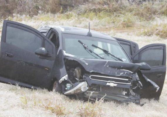 One-vehicle wreck on Hwy. 25