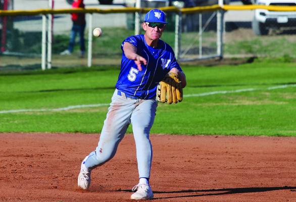 Windthorst’s Jaxon Stark earned a pair of All-State second-team nominations from the Texas Sports Writers Association and the Texas High School Baseball Coaches Association this past season. File photo
