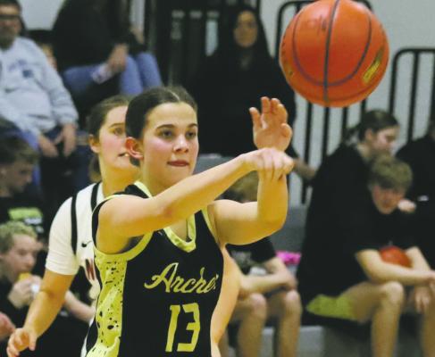 The Archer City Lady Cats followed their Bi-District playoff appearance in volleyball with another Bi-District round bid in basketball, their first under third-year head coach Tyler Owen. File photo