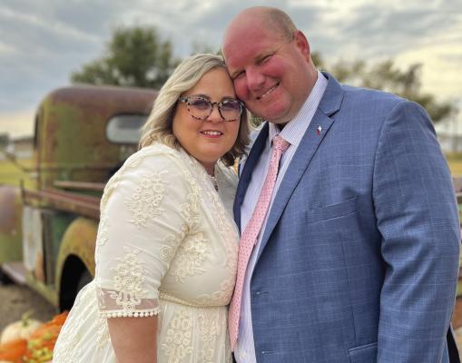 Johnathan Whitsitt, formerly of Archer City, married Courtney Rich, of Vernon, in an Oct. 14 wedding ceremoy in the 46th district courtroom by Judge Dan Bird. A reception is planned in Archer City for February. Whitsitt is the son of Jack and Kim Whitsitt while Rich is the daughter of Doug and Bonnie Bessire. Whitsitt is the grandson of Jim and Judy Meisenheimer. Rich is the mother to two children: Carter, 19, and Zane, 16. Courtesy photo