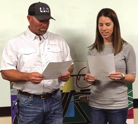 ACISD Swears in board members
