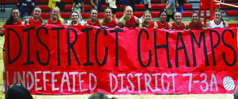 Lady Eagles out last Henrietta , win fourth - straight 7-3A crown