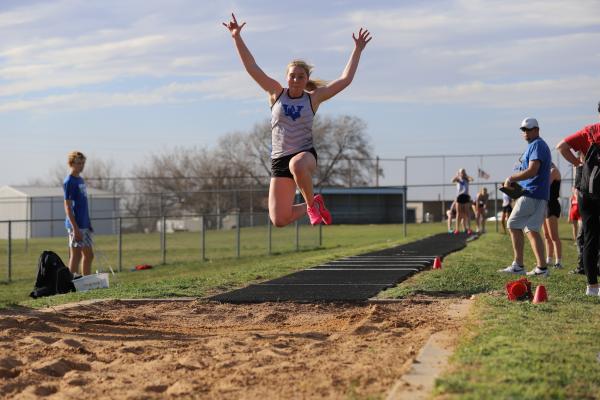 Megg Lindely makes a jump