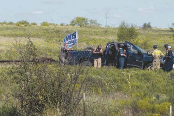 Three vehicle crash on U.S. 281