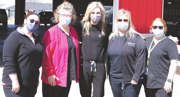 Drive through vaccinations underway