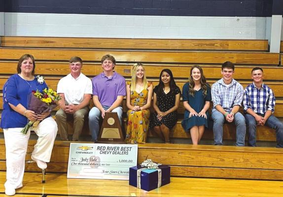 Hale wins teacher appreciation award