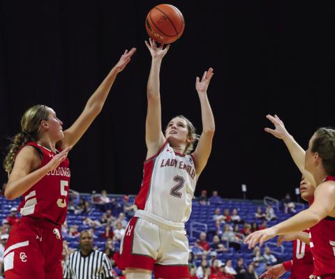Holliday senior point guard Carissa Griffin is one of eight county athletes to be named to the Super Team. Photo/Will Edwards