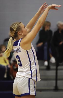 Windthorst's Cameron Belcher (pictured) and Rylee Wolf recently hit the 1,000 career points mark. Courtesy photo