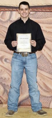 Sam Gilmore was awarded one of the Archer Ag Leaders Scholarship on Saturday, Jan. 3. Courtesy photo/Madi B. Creatives