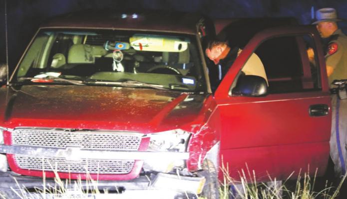 Car hits Texas DPS vehicle