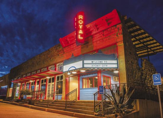 The Archer County Museum and Art Center will feature the Royal Theater in the Regional Museum Network's Real to Reel: North Texas in the Limelight exhibit starting Sept. 1 at the Museum of North Texas History. Courtesy photo
