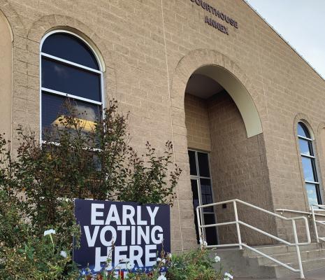 The Archer County Commissioner's Court signed a resolution supporting the countywide polling place policy as Texas legislation considers getting rid of the program. File photo