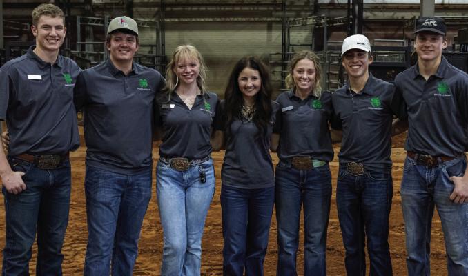 District 3 4 -H off icers lead showmanship clinic