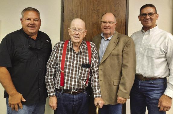 The new NORTEX RPC cabinet. L-R: Judge Keith Umphress, Jack County; Billy Don Clark, Electra Hospital District, Judge Rusty Stafford, Baylor County and Judge Randy Jackson, Archer County. Courtesy photo