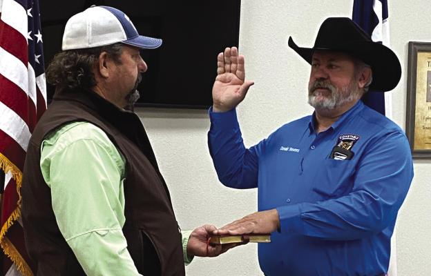 Stevens sworn in as Constable Pct. 2