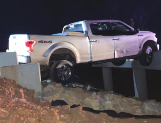 Vehicle gets hung up on FM 1954