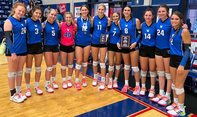 The Windthorst Trojanettes posted a 9-1 record on the week including a runner-up finish at the Lu Allen Memorial Tournament, facing off largely against bigger competition. Photo/Will Edwards