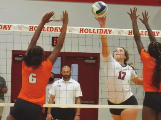 The Holliday Lady Eagles matched the Windthorst Trojans for the highest preseason ranking in the county, coming in at No. 3 in the TGCA preseason poll. Photo/Will Edwards