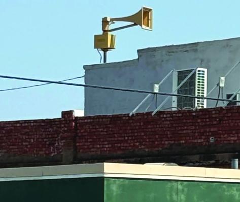 Following a lightning strike on its system, the city of Archer City agreed to purchase a new emergency siren and encoders during its council meeting on Thursday, July 24. Photo/Nathan Lawson